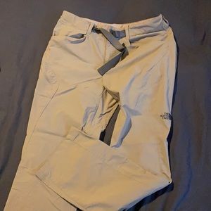 The North Face khaki pants sz 32